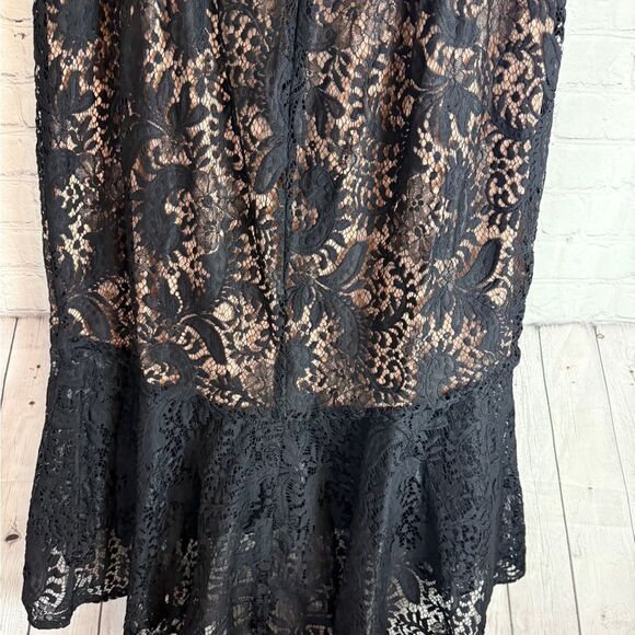 City Chic Estella FF Maxi Dress Black Size 22 - Picture 13 of 16